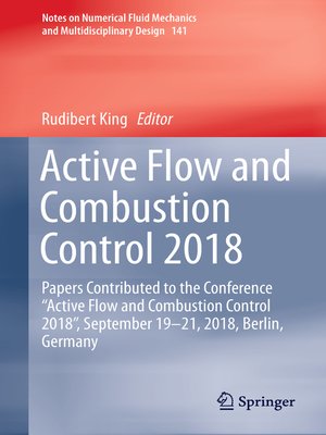 cover image of Active Flow and Combustion Control 2018